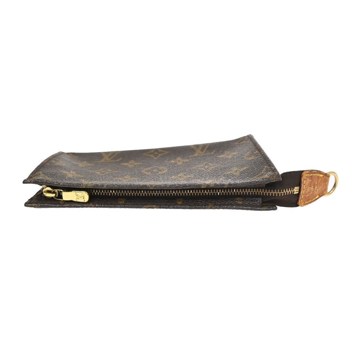 LOUIS VUITTON 2 Set Bucket PM Pouch/Poche Toilette Bag Monogram Leather 66AA218