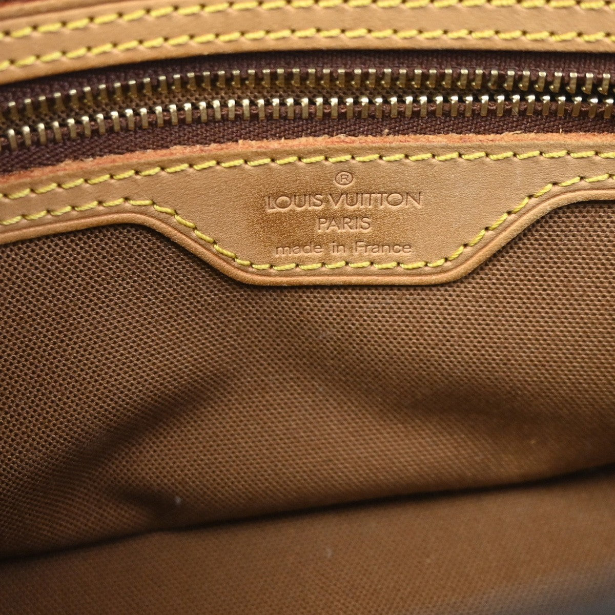LOUIS VUITTON Logo Trotteur Shoulder Bag Monogram Leather Brown M51240 73YH916