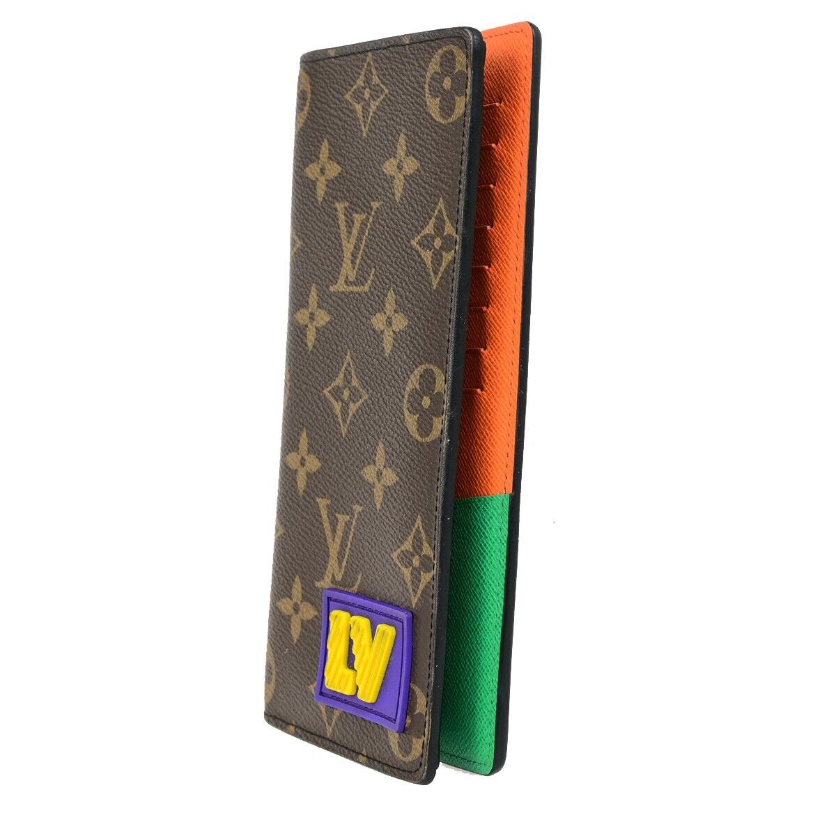 LOUIS VUITTON Portefeuille Brazza NM Long Wallet Monogram Brown M80523 89FB265