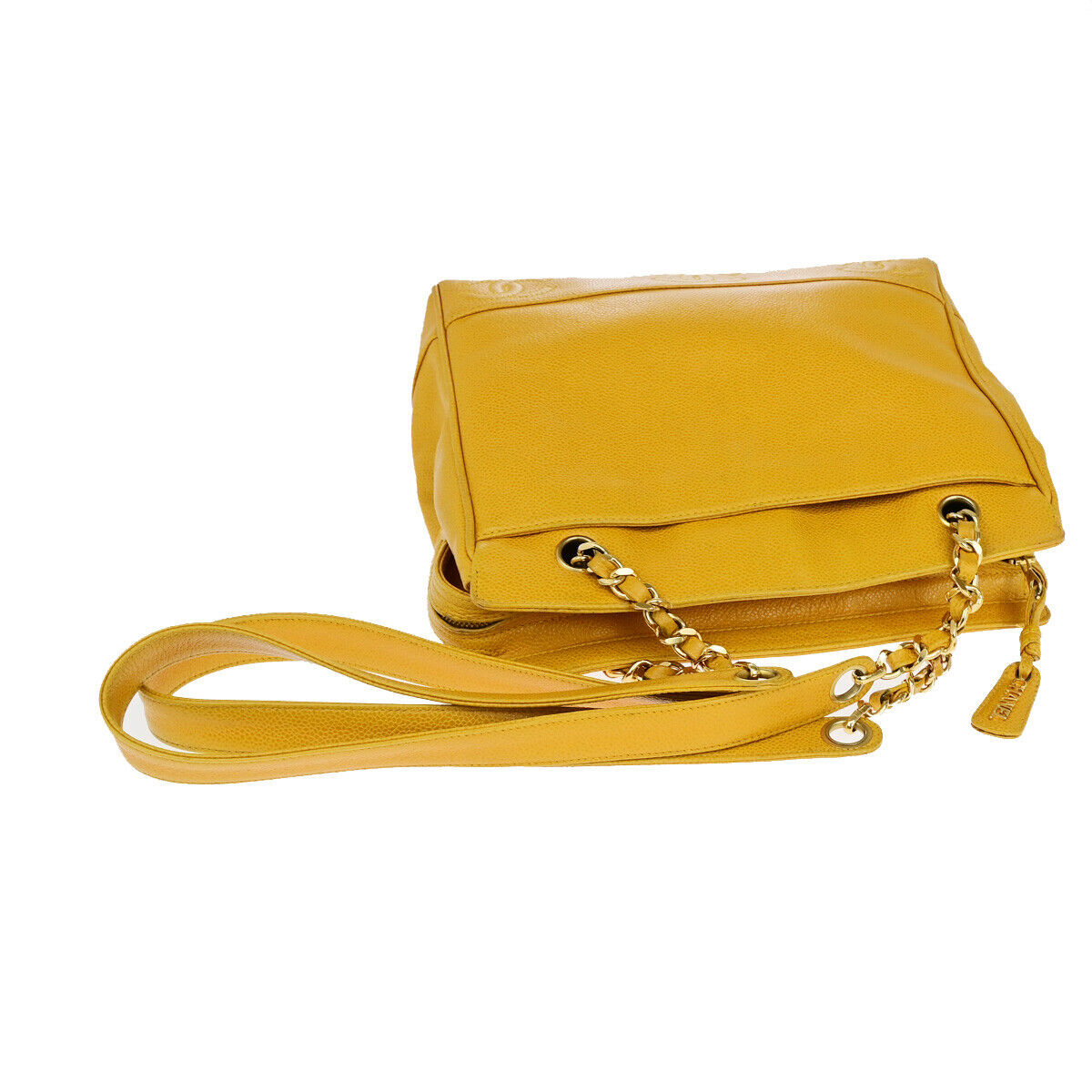 CHANEL Triple CC Chain Shoulder Bag Grained Calfskin Leather YW GHW 667RK560