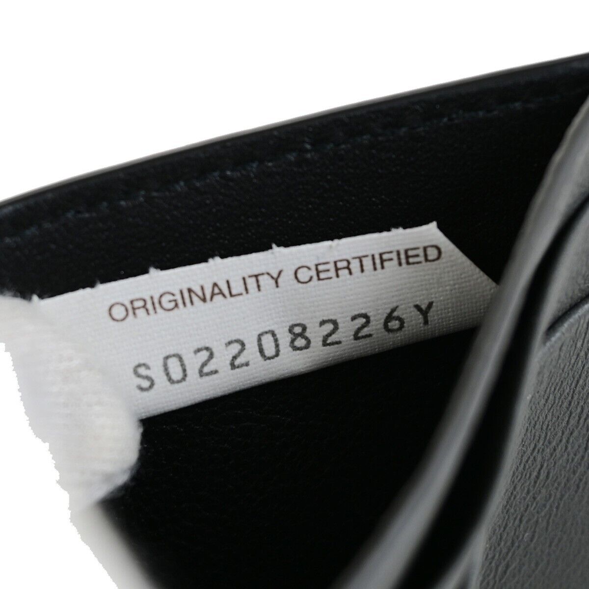 BOTTEGA VENETA INTRECCIATO Trifold Wallet Purse Leather Black Italy 31FB313