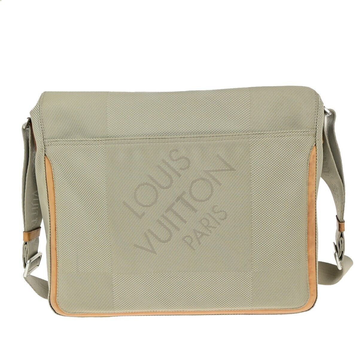 LOUIS VUITTON Damier Jean Messager Leather Shoulder Bag Canvas M93030 69ED325