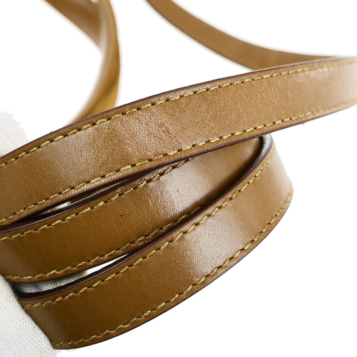 SALVATORE FERRAGAMO Vara 2Way Shoulder Hand Bag Canvas Leather Brown GHW 38YG594