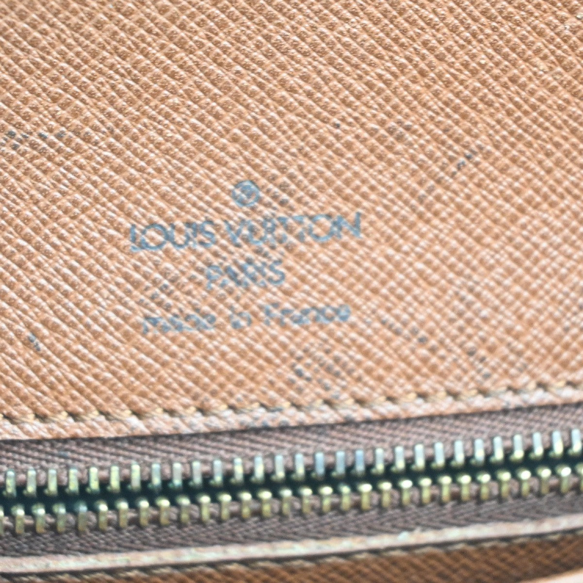 LOUIS VUITTON Saint Cloud MM Shoulder Bag Monogram Leather Brown M51243 34MA375