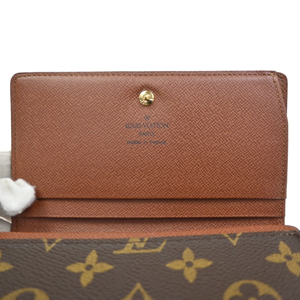 LOUIS VUITTON Porte Monnaie Billets Tresor Wallet Monogram Brown M61730 09KC301