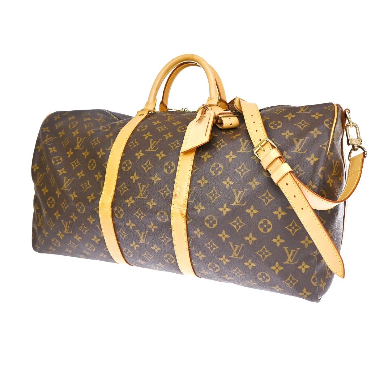 LOUIS VUITTON Keepall Bandouliere 55 2Way Hand Bag Monogram BN M41414 21HB055