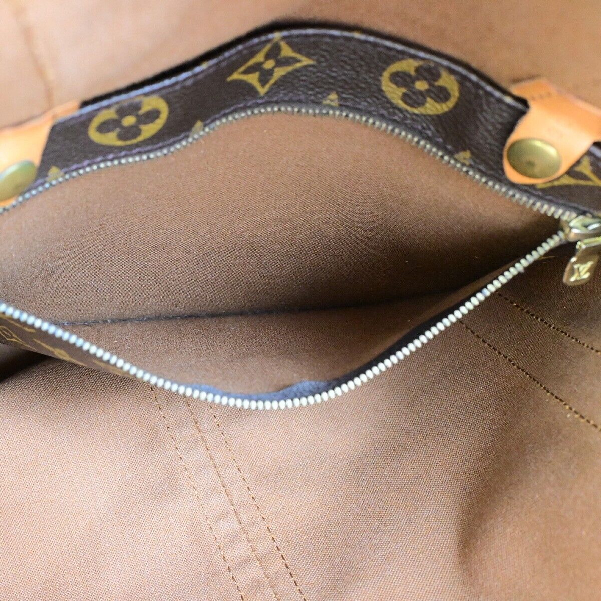 LOUIS VUITTON LV Randonnee GM Shoulder Bag Monogram Leather Brown M42244 85FB210