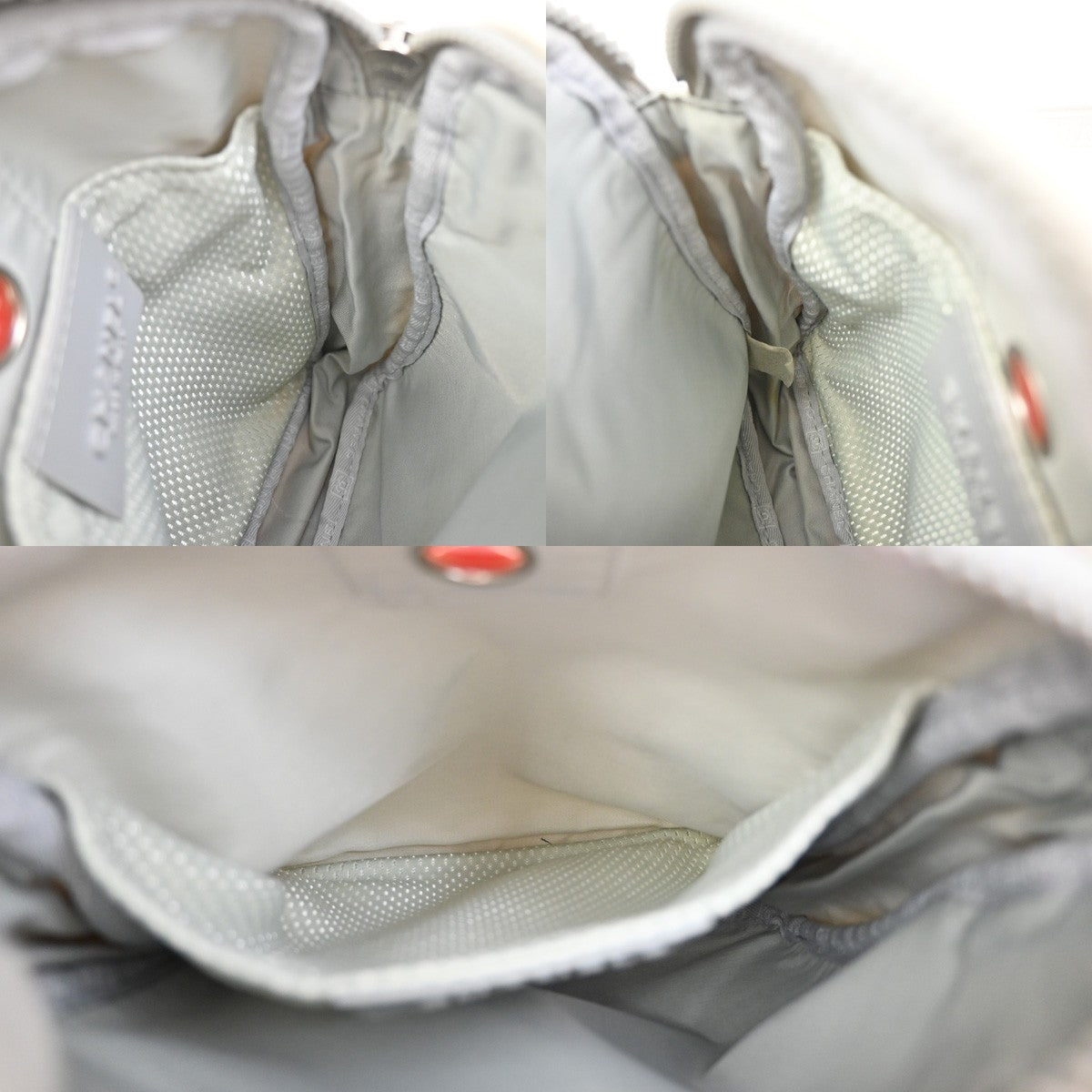 CHANEL CC Logo Sport Line Camellia Shoulder Bag Nylon White SHW Italy 74ZA283