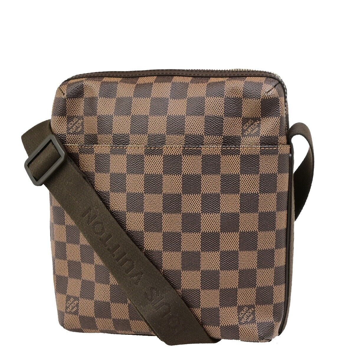LOUIS VUITTON Trotter Bobur Shoulder Bag Damier Ebene Leather BN N41135 632RK747