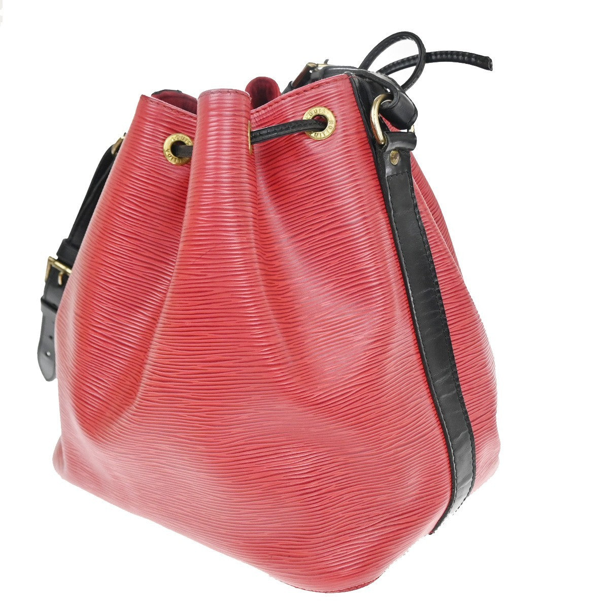 LOUIS VUITTON Petit Noe Bicolor Shoulder Bag Epi Leather Red BK M44172 88CA869