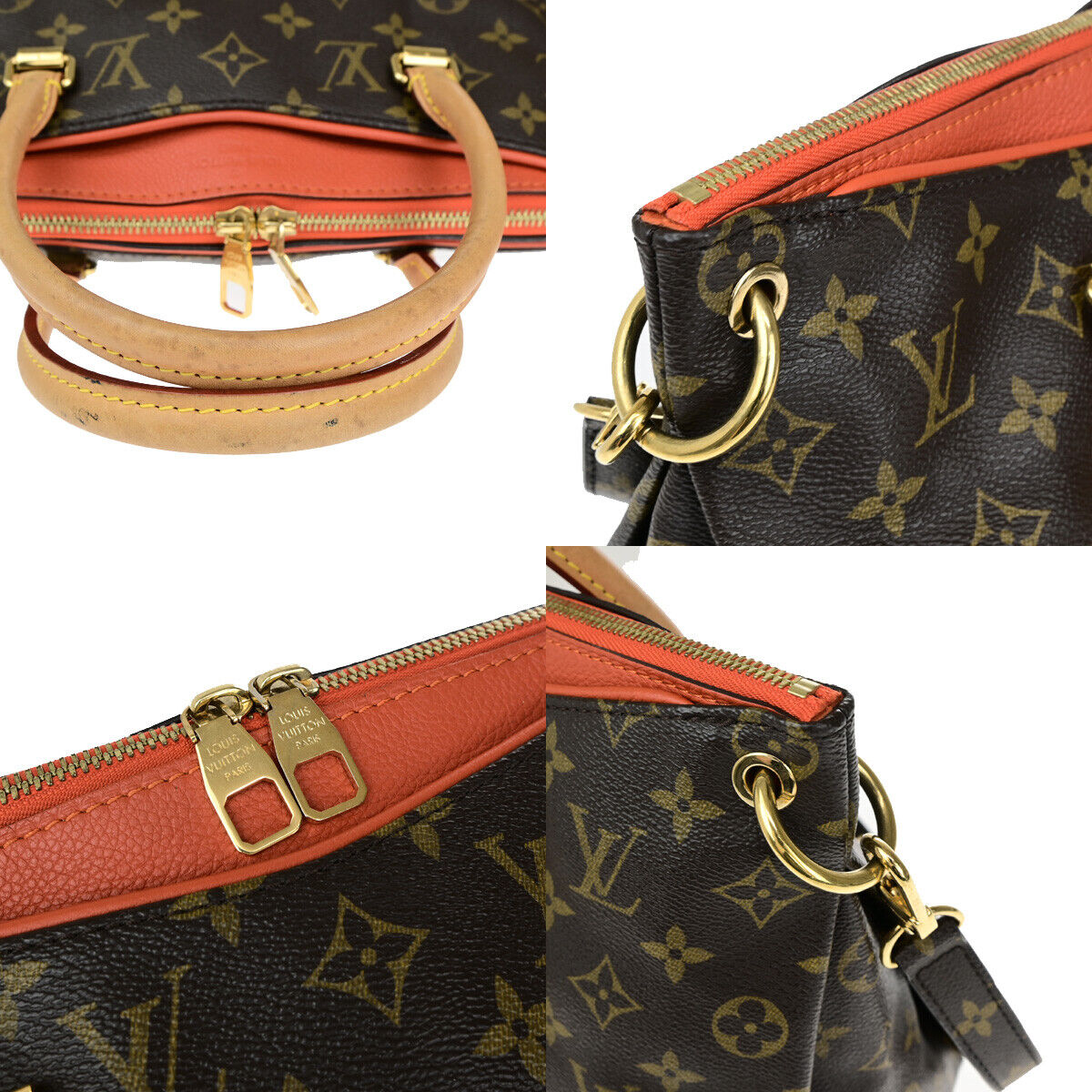 LOUIS VUITTON Pallas 2Way Shoulder Hand Bag Monogram Leather CE M41148 41YF387