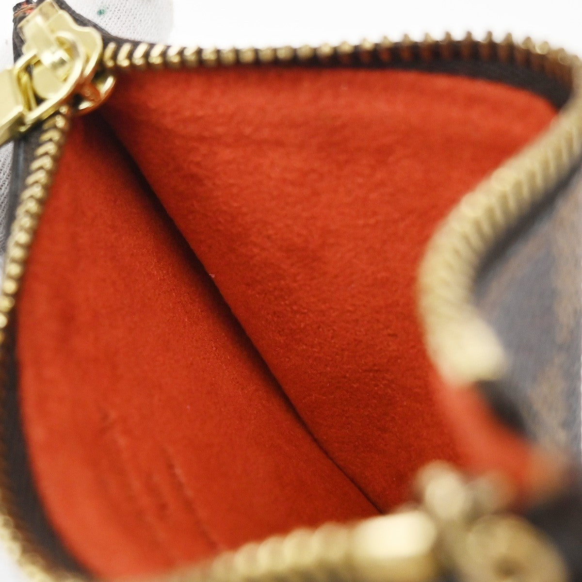 LOUIS VUITTON Pochette Cles Coin Key Case Damier Ebene Leather BN N62656 30KP022