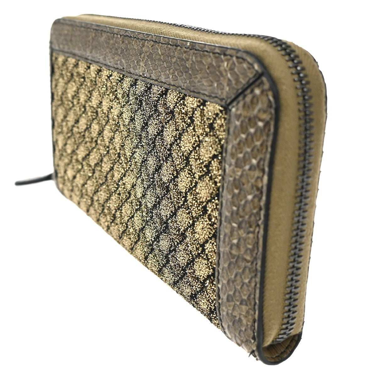 BOTTEGA VENETA  Intrecciato Zippy Long Wallet  Embossing Leather BN 64TA432