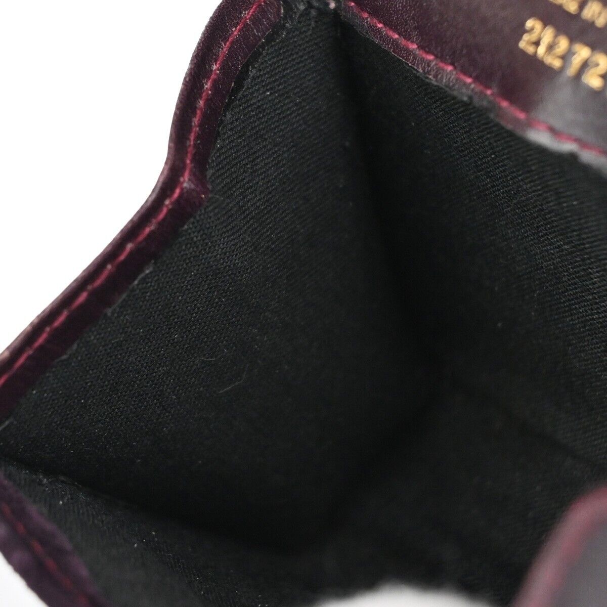 SALVATORE FERRAGAMO Gancini Mini Chain Shoulder Bag Suede Leather Purple 80EA650
