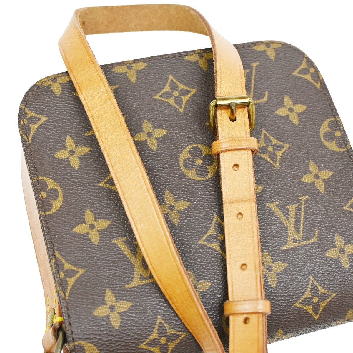 LOUIS VUITTON Mini Cartouchiere Shoulder Bag Monogram Leather BN M51254 62TA010