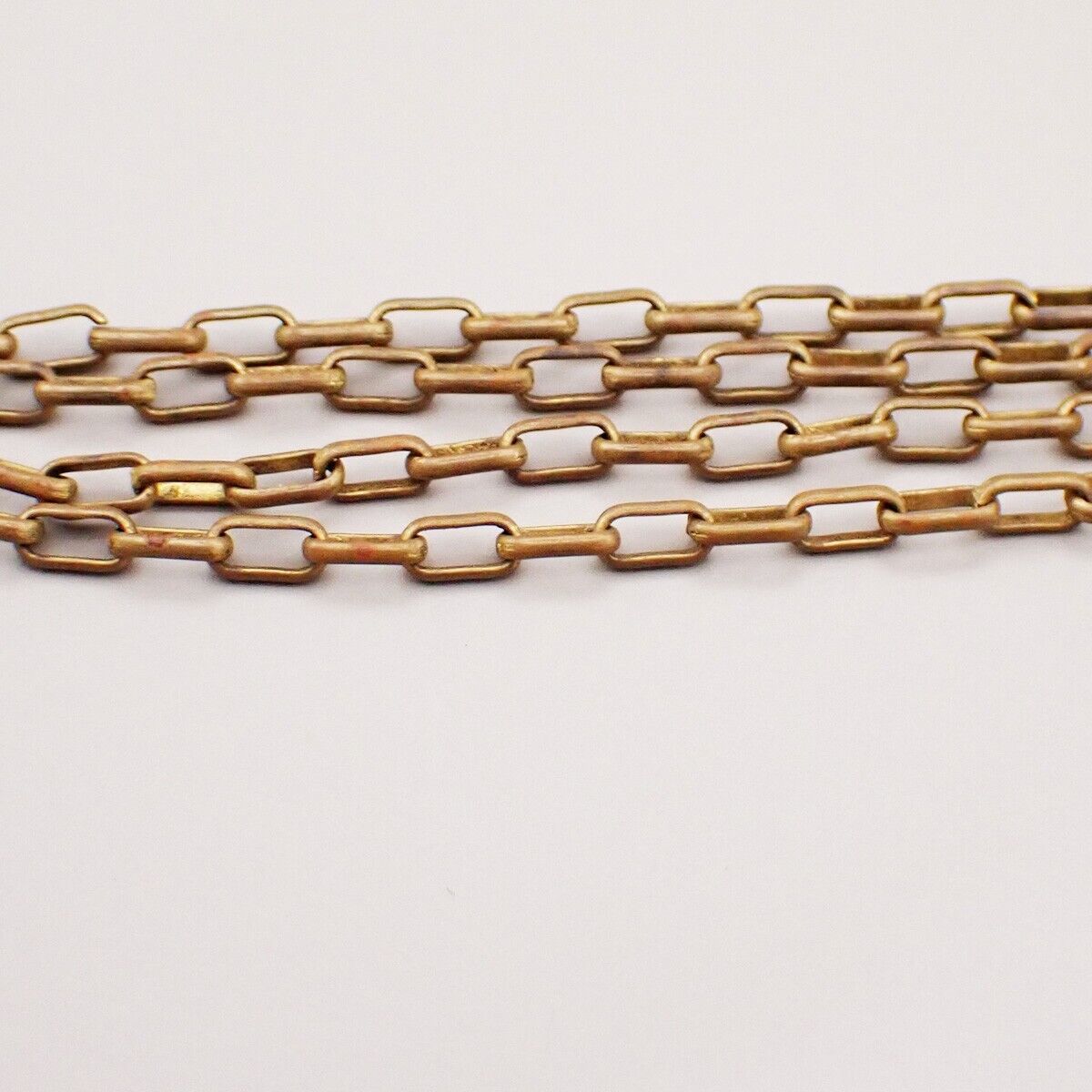 CHANEL CC Logo Chain Necklace Pendant Gold GHW France Vintage 37YG568