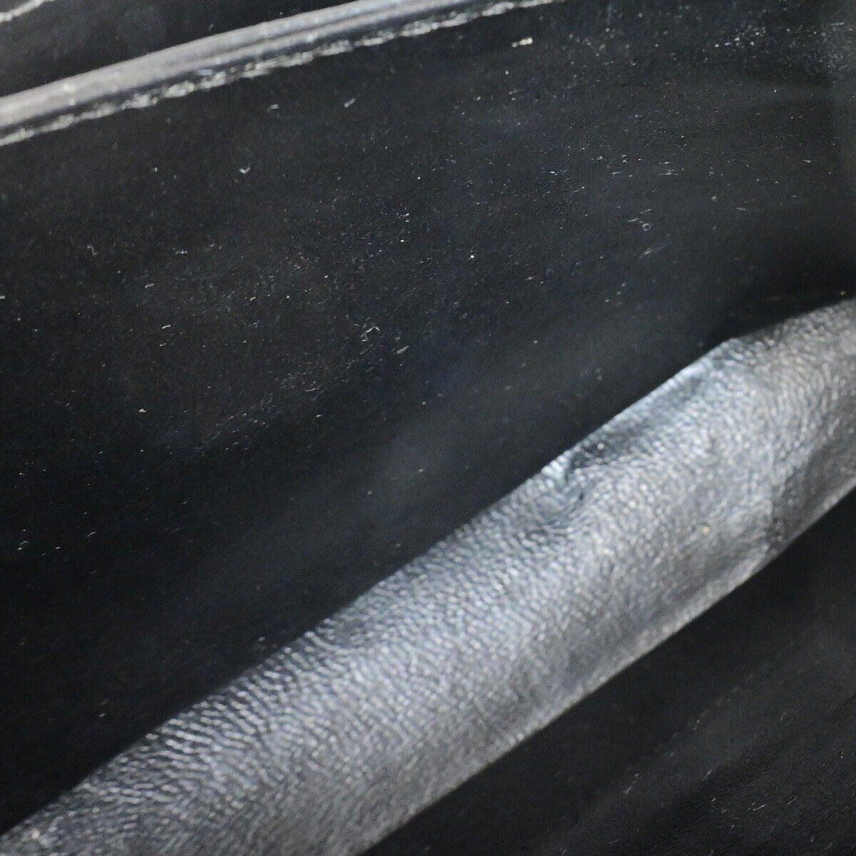 CELINE Logo Horse Carriage Shoulder Bag Leather Black GHW Italy 63YG344