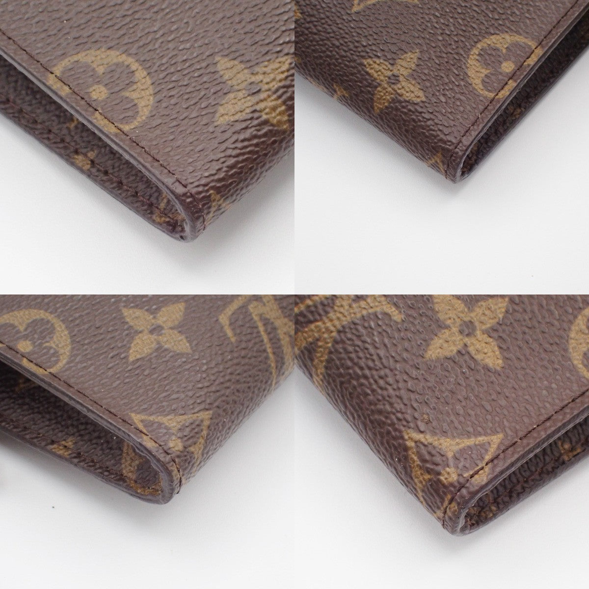 LOUIS VUITTON Logo BUCKET PM Pouch Bag Monogram Leather Brown France 60KB736