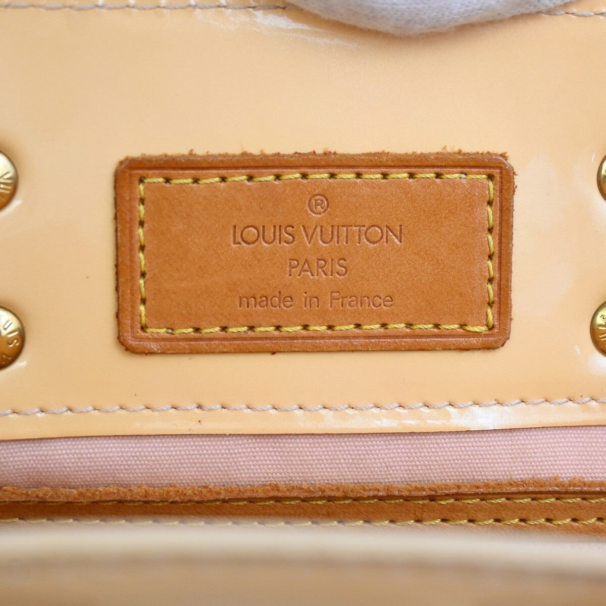 LOUIS VUITTON Read PM Hand Bag Monogram Vernis Patent Leather PK M91306 04FB585