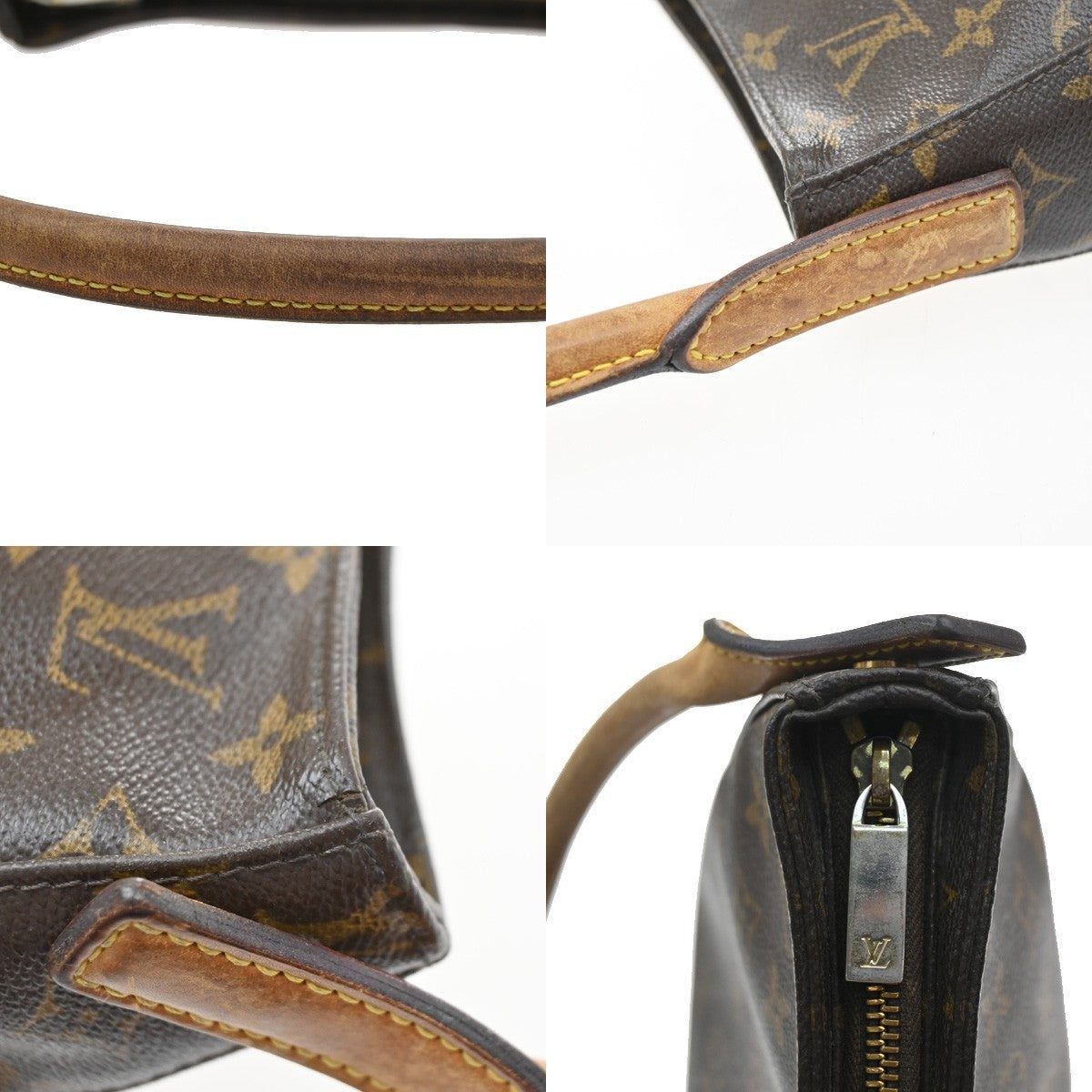 LOUIS VUITTON Looping MM Shoulder Bag Monogram Leather BN USA M51146 87YJ276