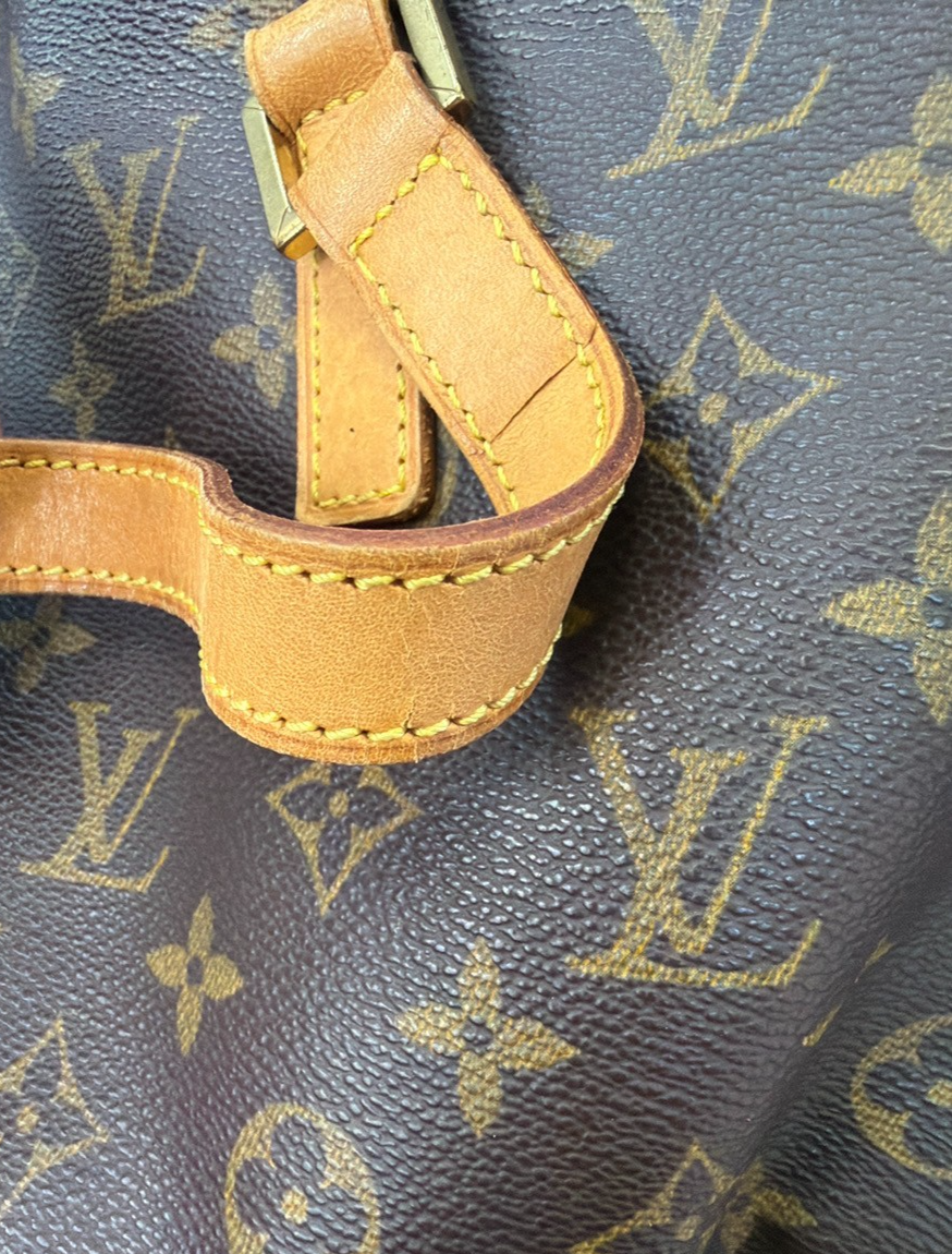 LOUIS VUITTON Cabas Mezzo Shoulder Bag Monogram Leather Brown M51151 77YH924