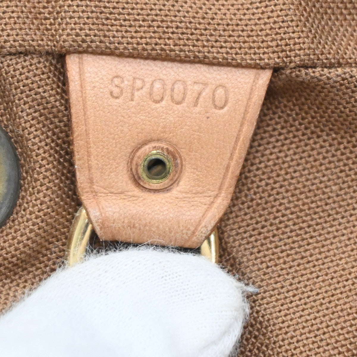 LOUIS VUITTON Montsouris MM Backpack Bag Monogram Leather Brown M51136 72SA234