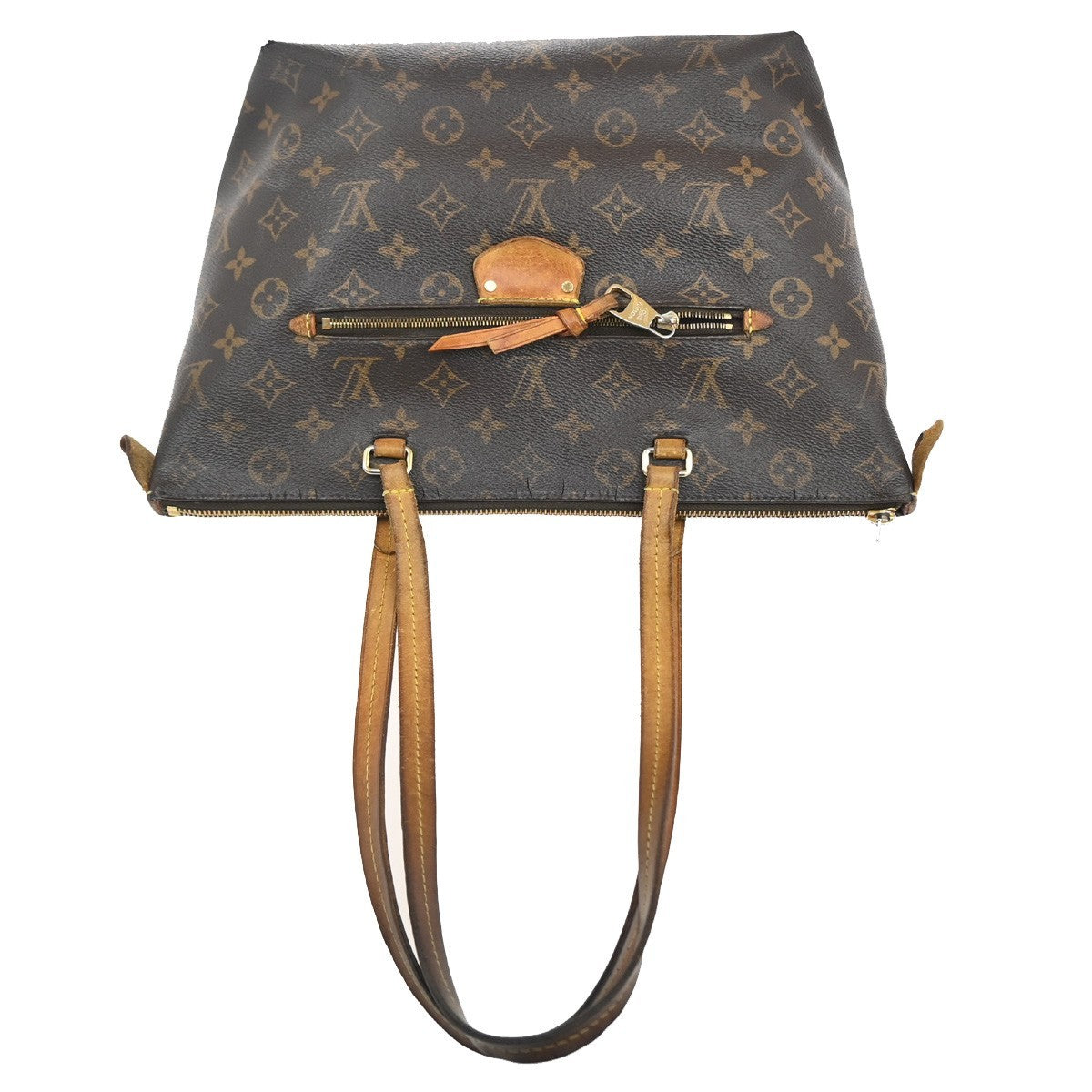 LOUIS VUITTON LV Iena PM Shoulder Bag Monogram Leather Brown M42268 65MA041