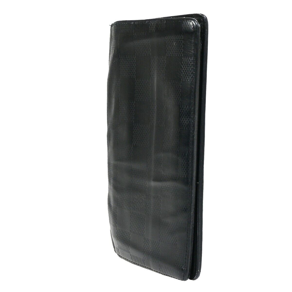 LOUIS VUITTON Brazza Long Bifold Wallet Damier Infini Leather BK N63010 02KA349