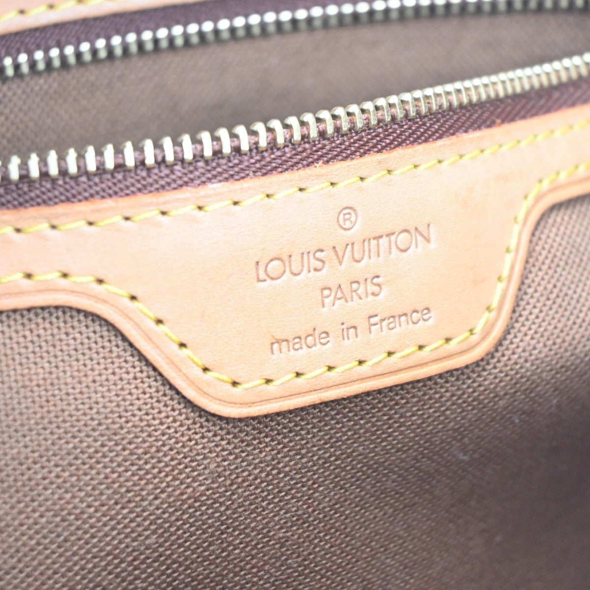 LOUIS VUITTON Cabas Piano Shoulder Bag Monogram Leather Brown M51148 20KC816