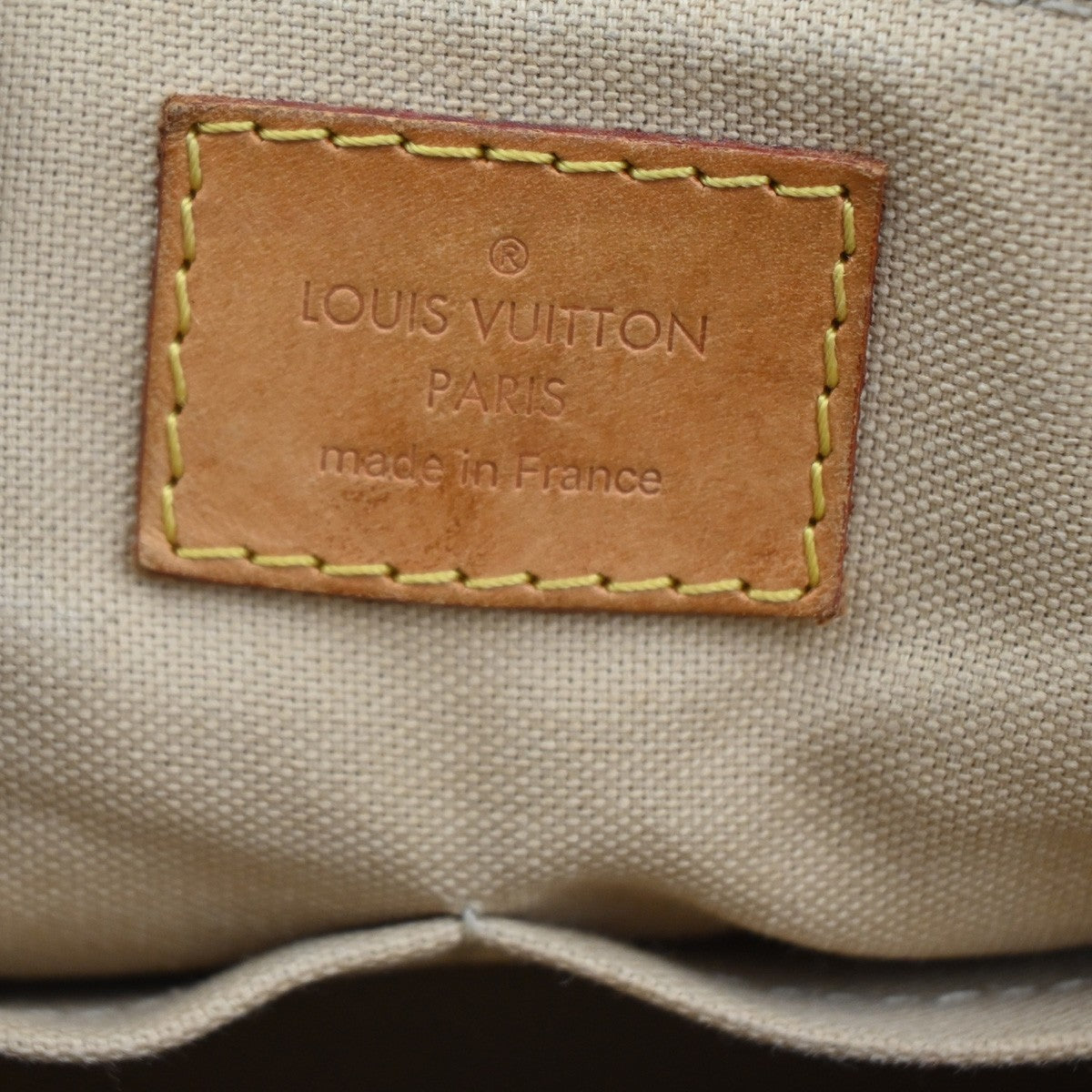 LOUIS VUITTON Siracusa PM Shoulder Bag Damier Azur Leather White N41113 15KB697