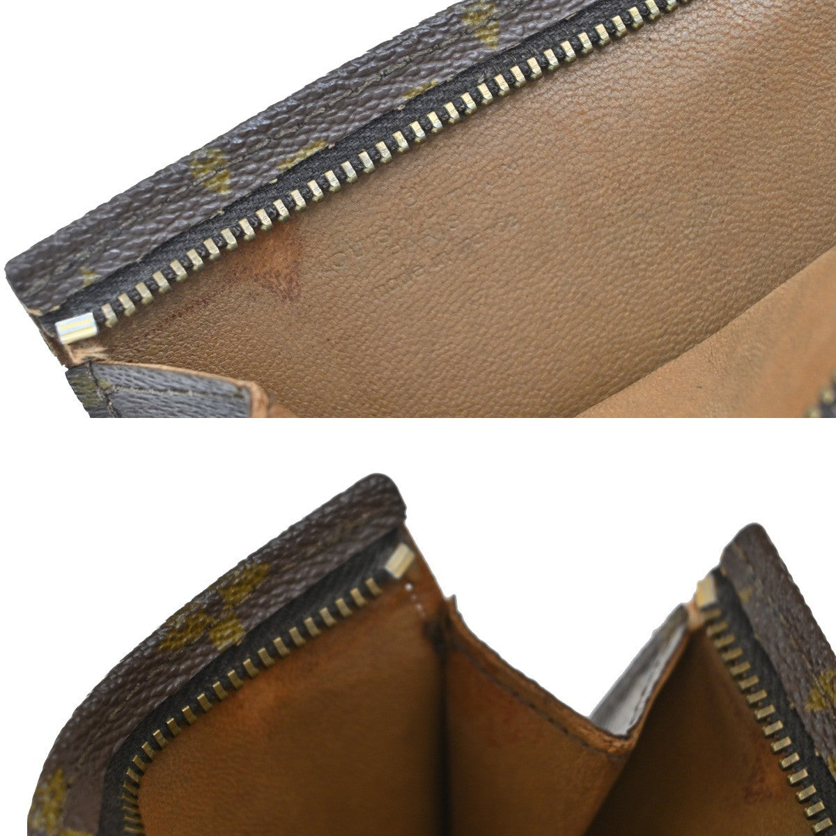 LOUIS VUITTON 2 Set Toilette 26 Pouch Bag Monogram Leather Brown M47542 61EG022