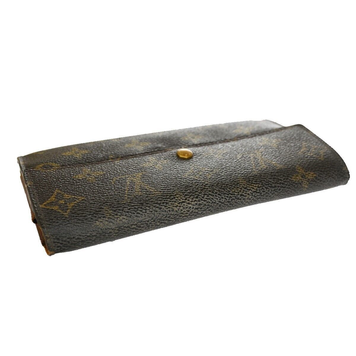 LOUIS VUITTON Porte Monnaie Credit Bifold Wallet Monogram Leather M61725 01YB847