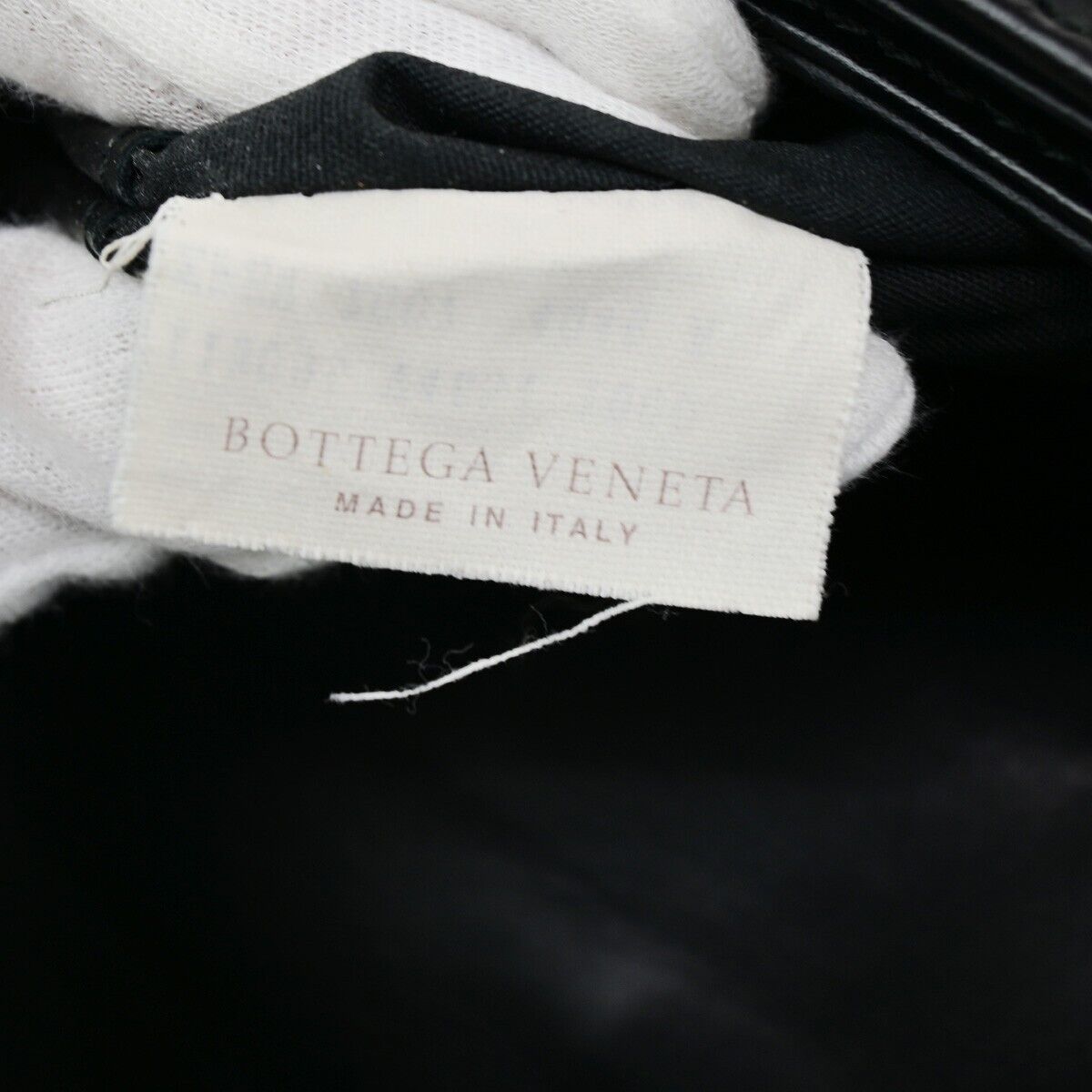 BOTTEGA VENETA Intrecciato Hand Bag Business Bag Leather Black Italy 83SH964