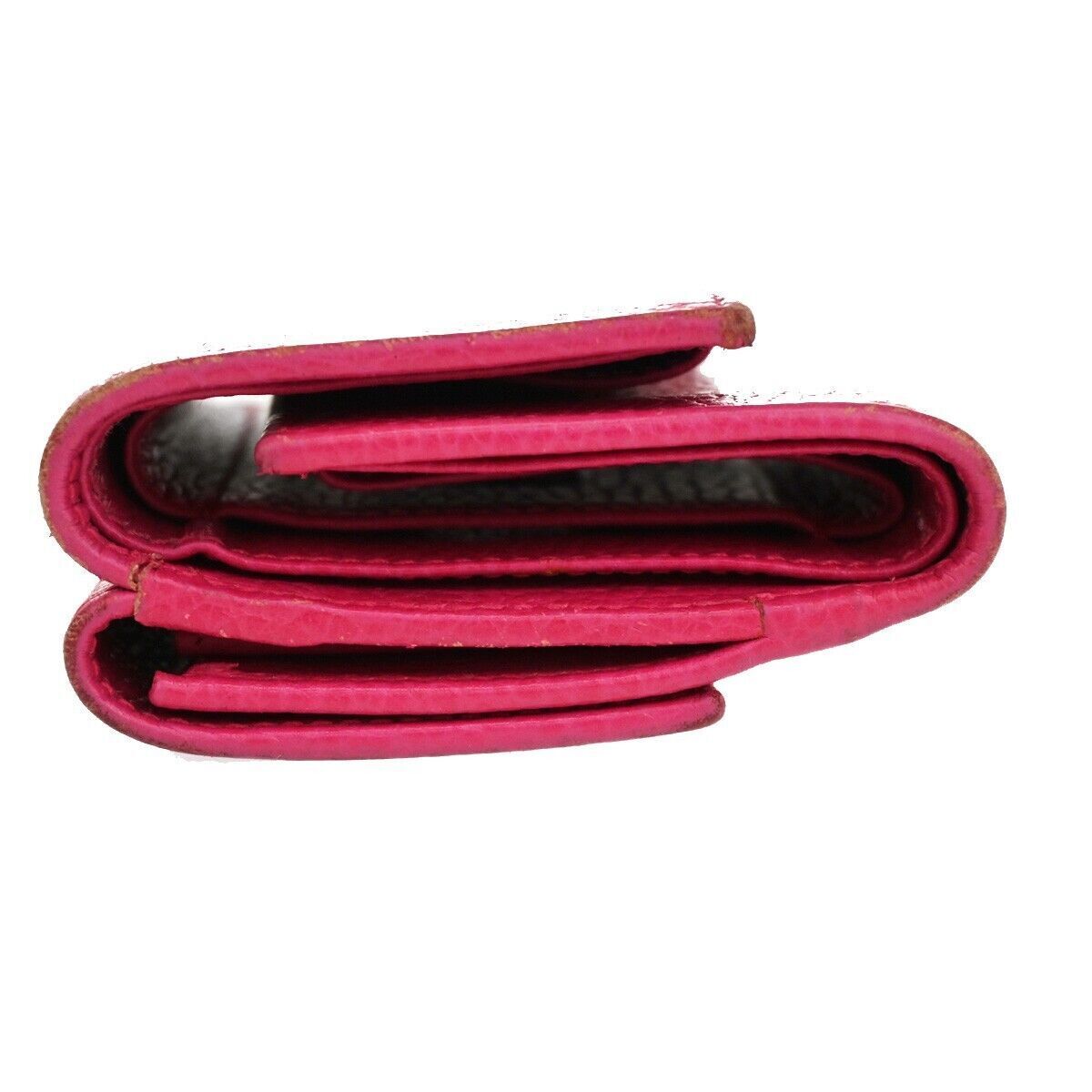 GUCCI Marmot GG Logos Bifold Wallet Purse Leather Pink Made In Italy 66SG797