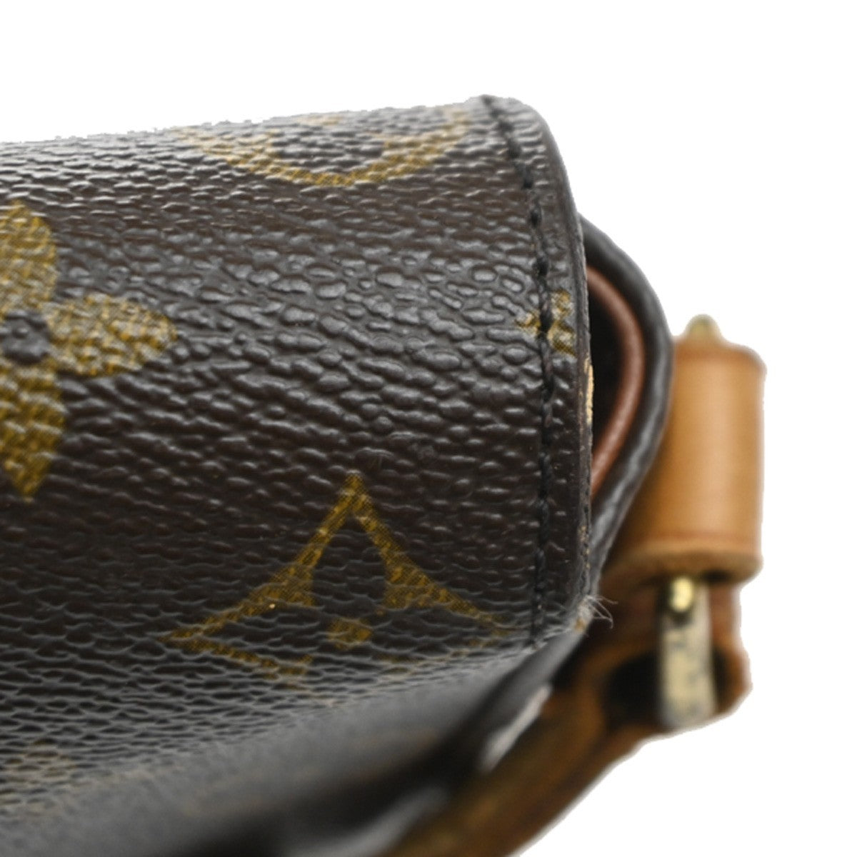 LOUIS VUITTON Chantilly PM Shoulder Bag Monogram Leather Brown M51234 67MA538