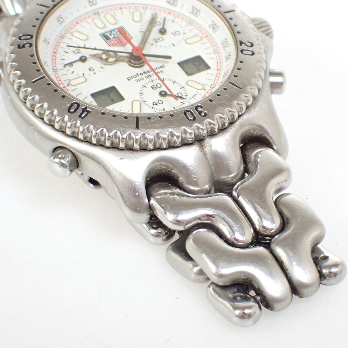 TAG HEUER Logo SEL Wrist watch CG1111-0 Quartz Stainless Steel Silver 71LC518