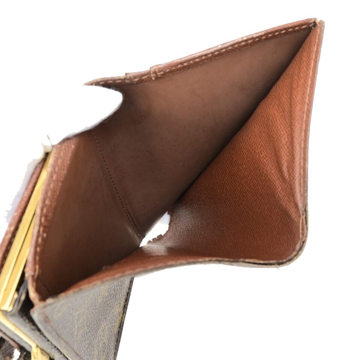 LOUIS VUITTON Portefeuille Viennois Bifold Wallet Monogram Brown M61674 62KA399
