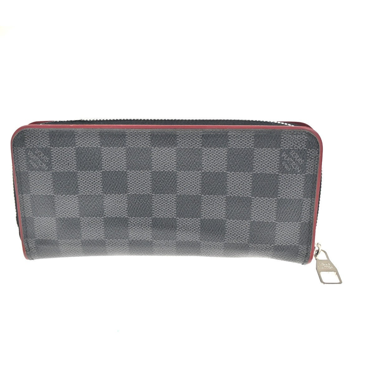 LOUIS VUITTON Zippy Wallet Vertical  Damier Graphite Gray N63304 31CA645