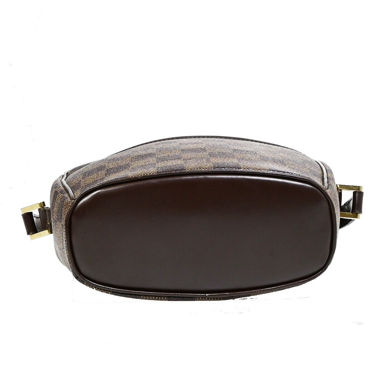 LOUIS VUITTON Ipanema PM Shoulder Bag Damier Ebene Leather Brown N51294 90EB008