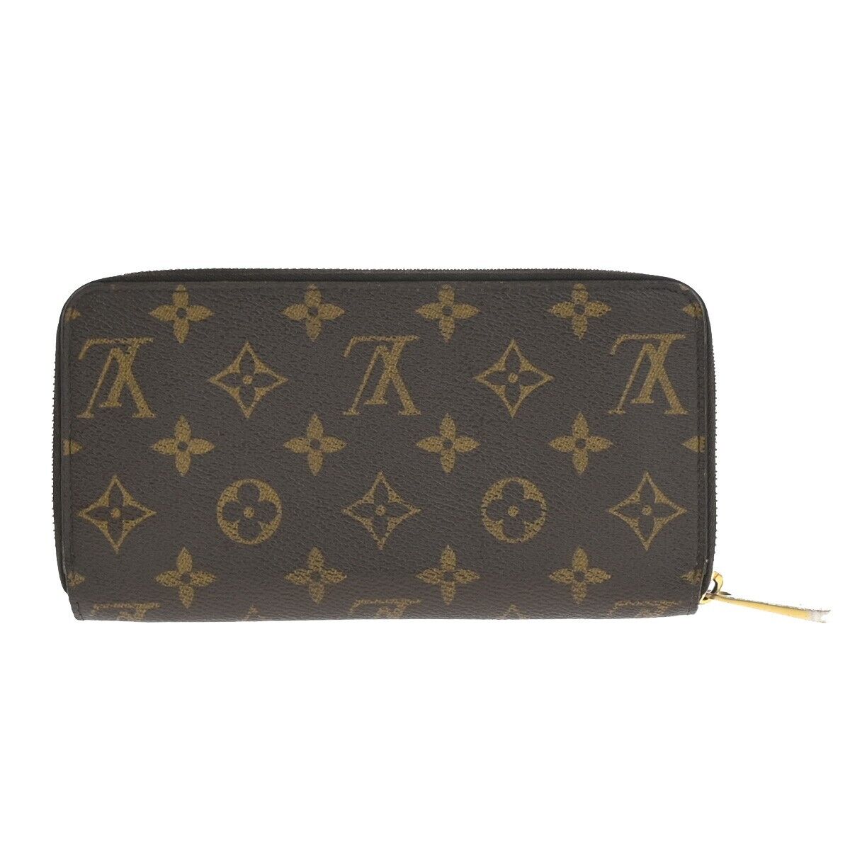 LOUIS VUITTON Zippy Wallet Long Bifold Monogram Leather Brown M60017 39FA521