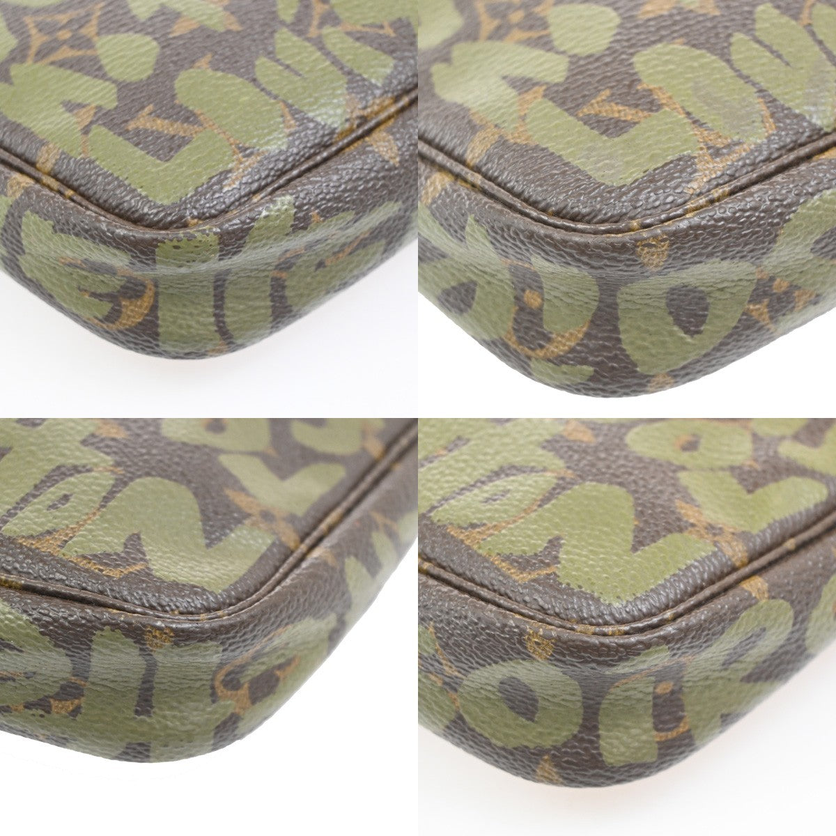 LOUIS VUITTON Pochette Accessoires Hand Bag Monogram Graffiti BN M92191 667RQ037