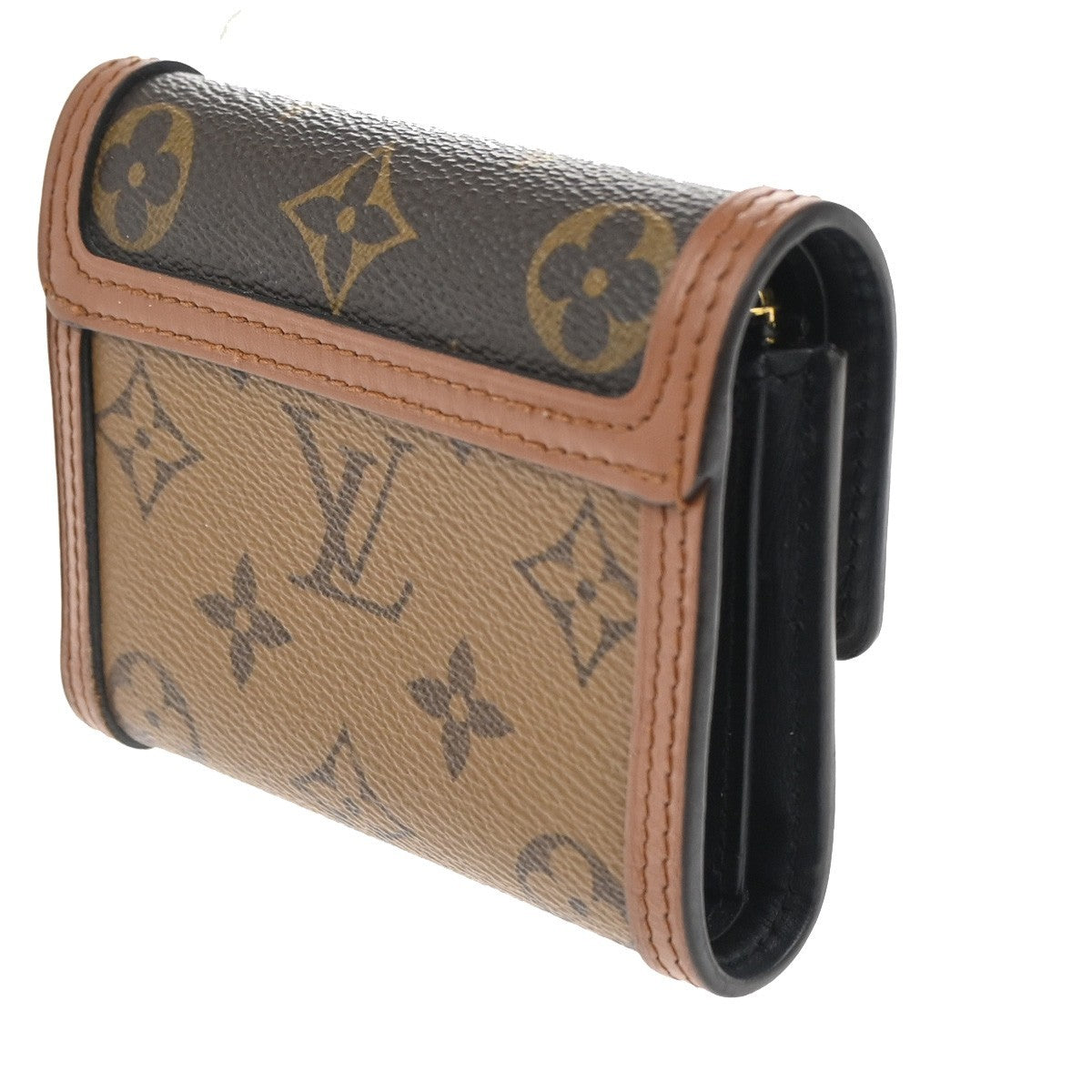 LOUIS VUITTON Dauphine Compact Wallet Monogram Reverse Leather M68725 83CA637