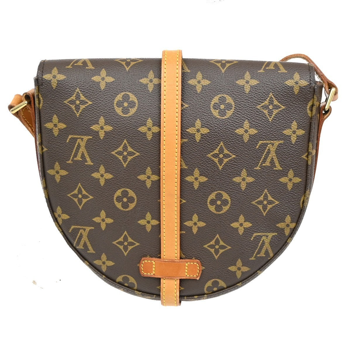 LOUIS VUITTONI Chantilly MM Shoulder Bag Monogram Leather Brown M51233 82MA070