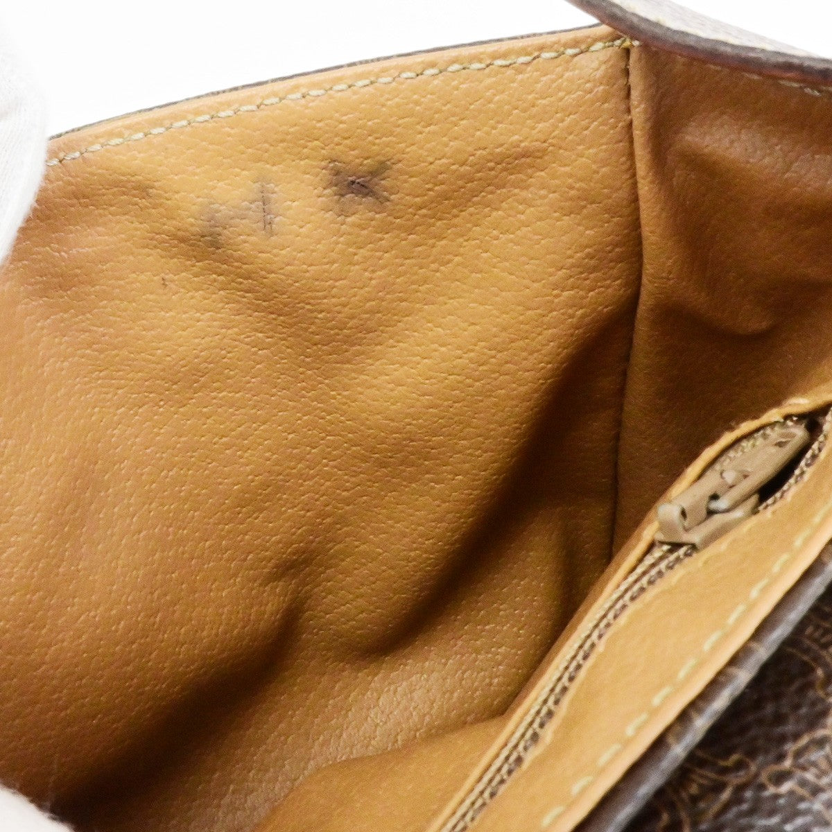 CELINE Logo Macadam Pattern Shoulder Bag PVC Leather Brown GHW Italy 64YH136