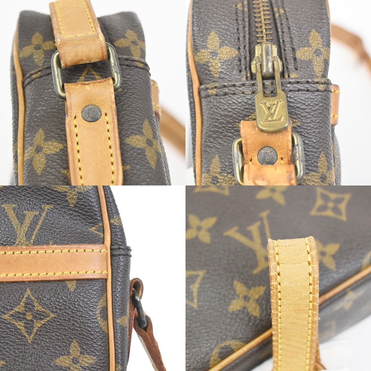 LOUIS VUITTON Trocadero 24 Shoulder Bag Monogram Leather Brown M51276 33ZA335