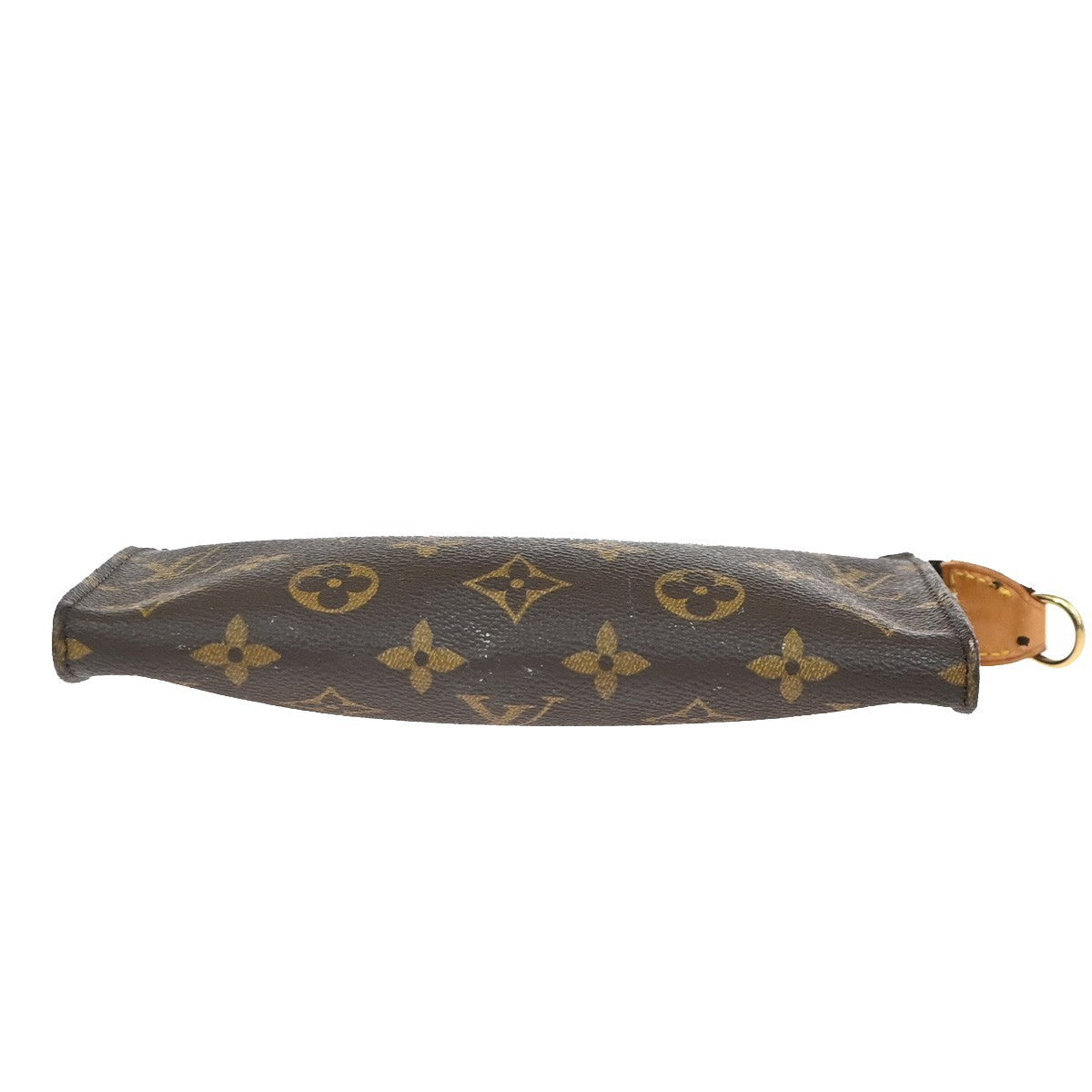 LOUIS VUITTON Logo BUCKET GM Pouch Clutch Bag Monogram Leather BN France 66KC743