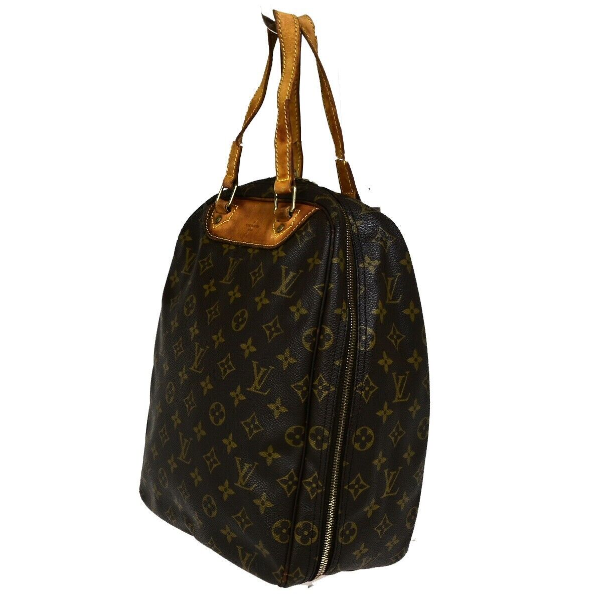 LOUIS VUITTON Excursion Shoes Hand Bag Monogram Leather Brown M41450 68HC045