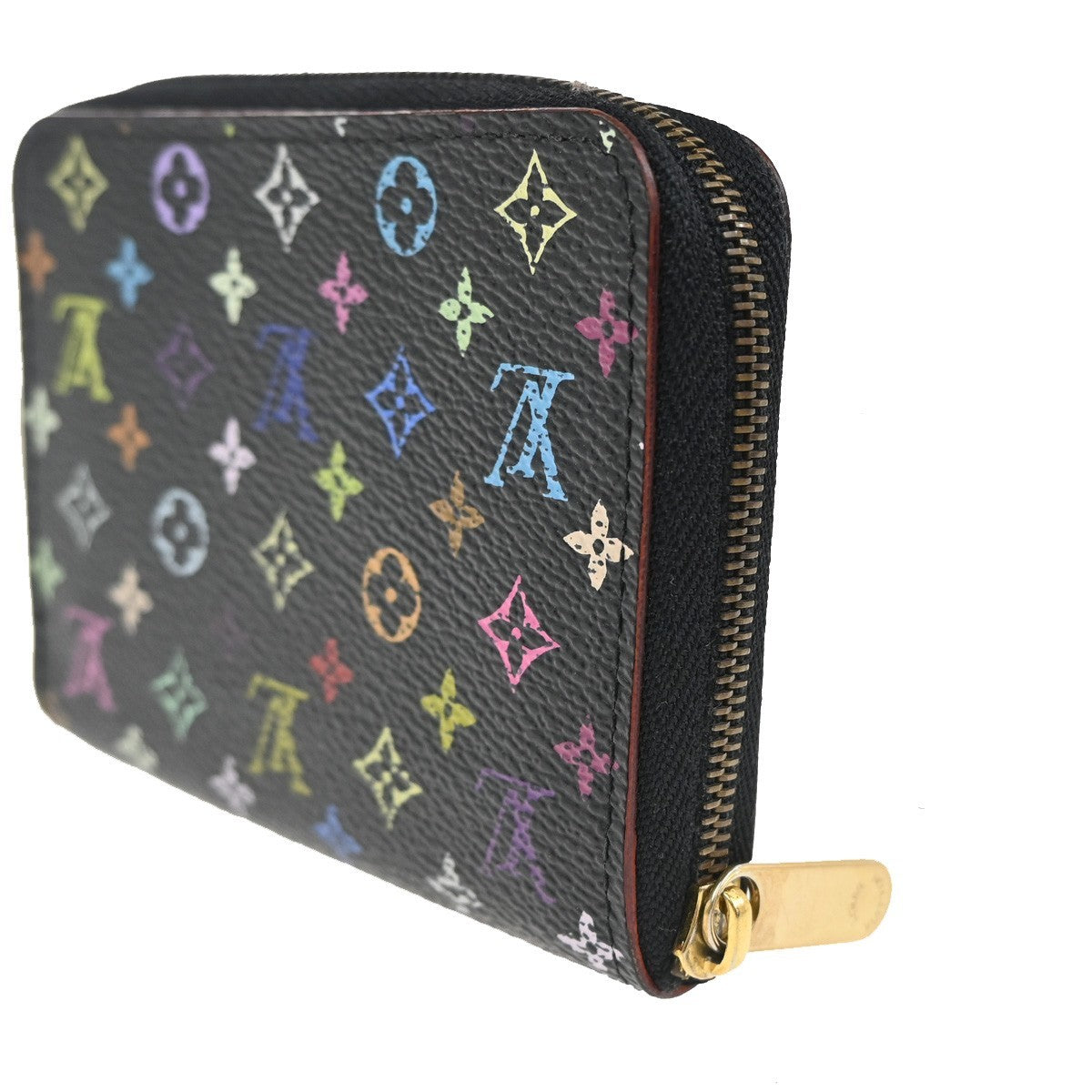 LOUIS VUITTON Zippy Coin Card Case Monogram Multi Leather BK M66549 32KC439