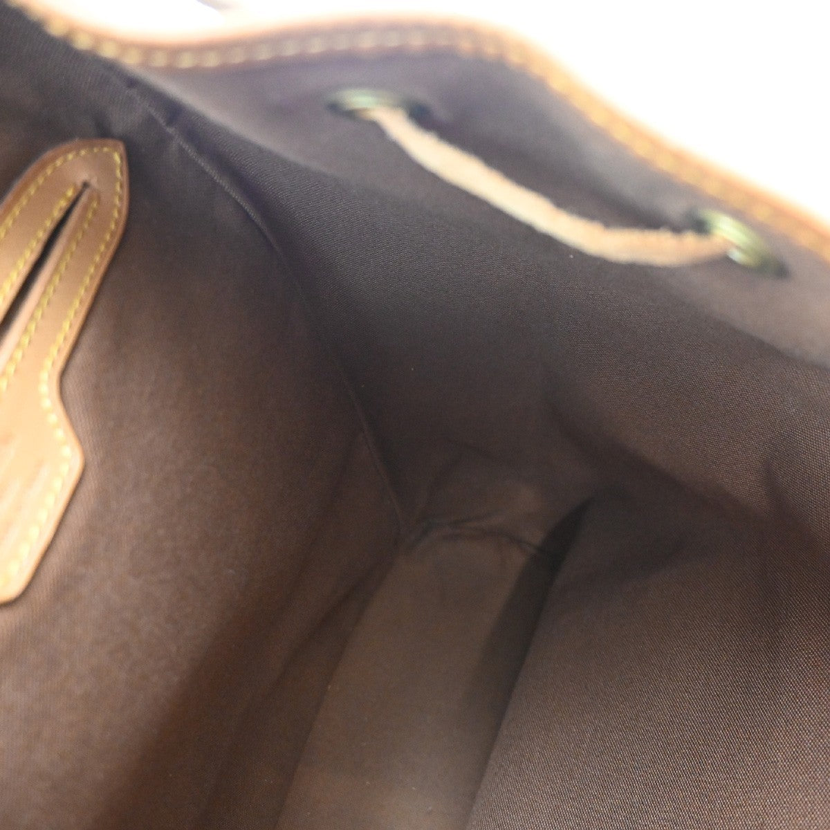 LOUIS VUITTON Montsouris GM Backpack Bag Monogram Leather Brown M51135 97CA777
