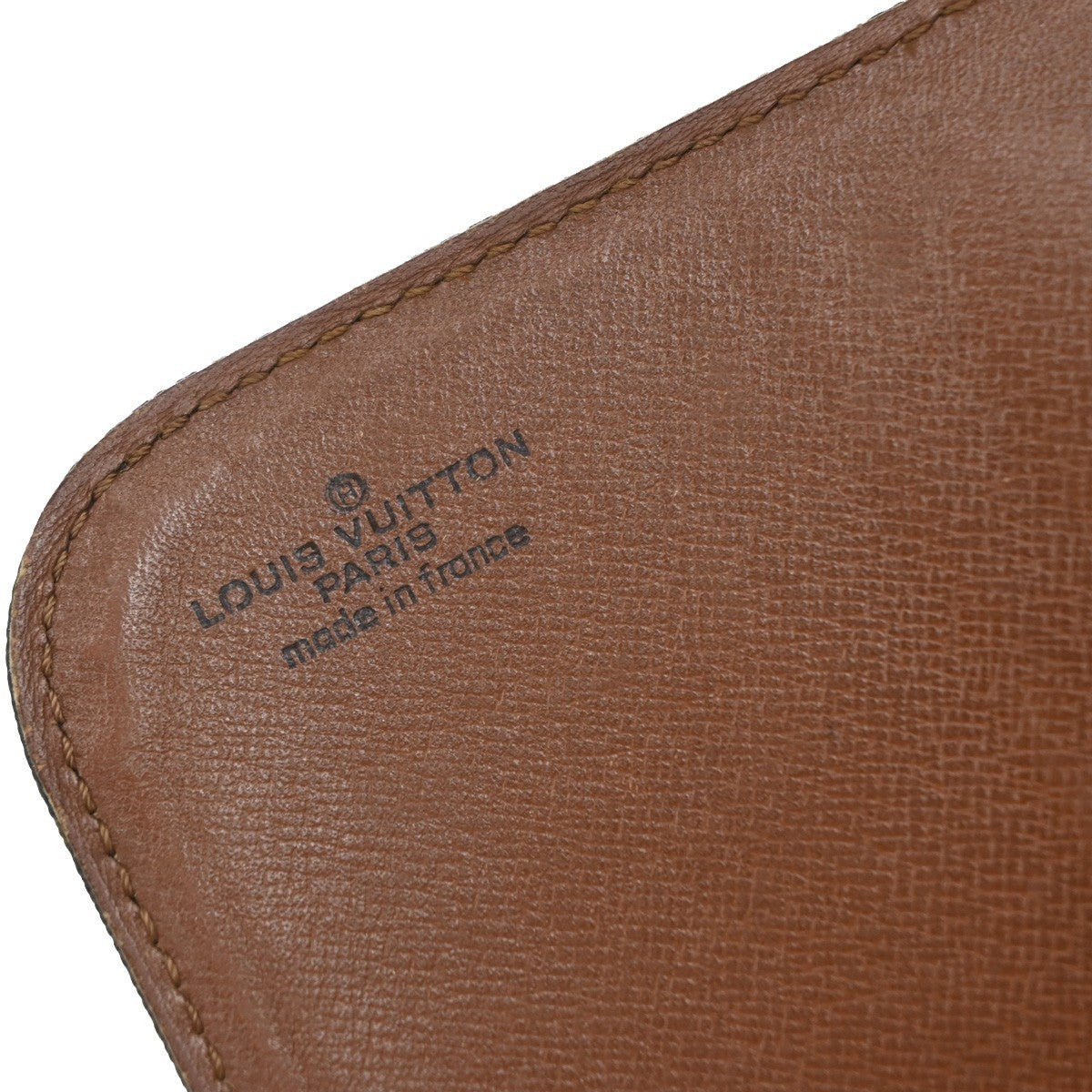 LOUIS VUITTON Cartouchiere MM Shoulder Bag Monogram Leather Brown M51253 33KP008
